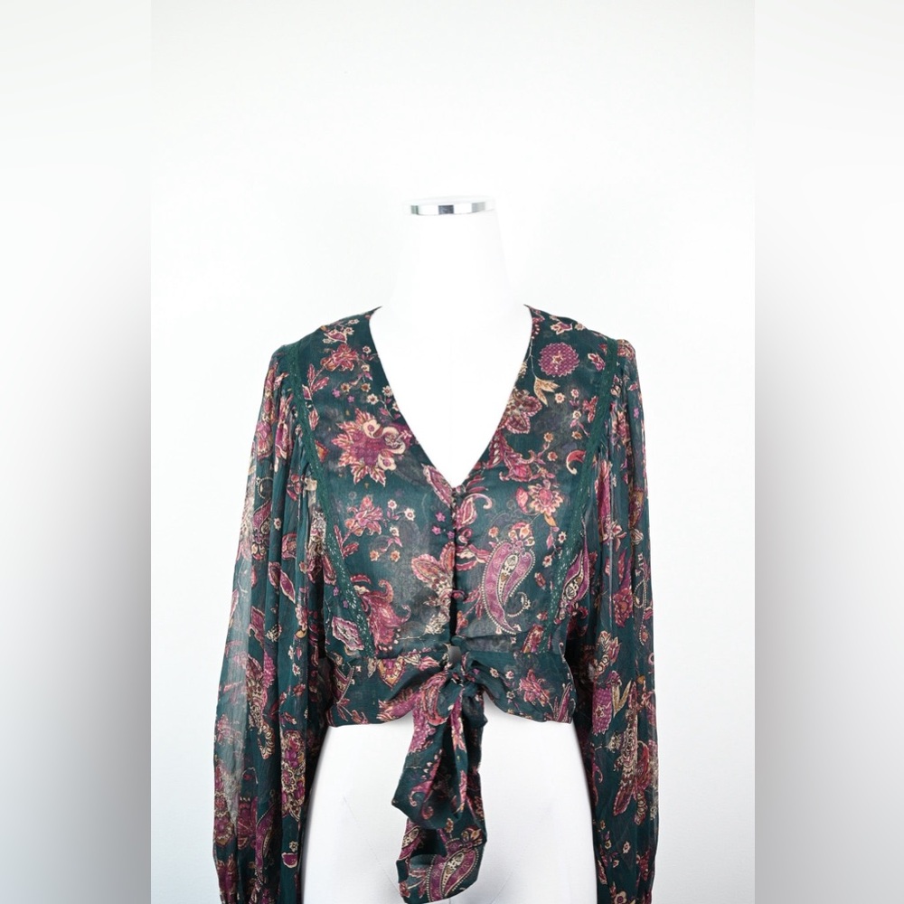 Band Of The Free River Deep Paisley Blouse - Picture 9 of 10